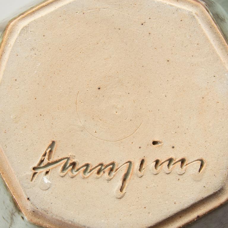 Tomas Anagrius, two stoneware vases and a bowl. Kvidinge, Sweden.