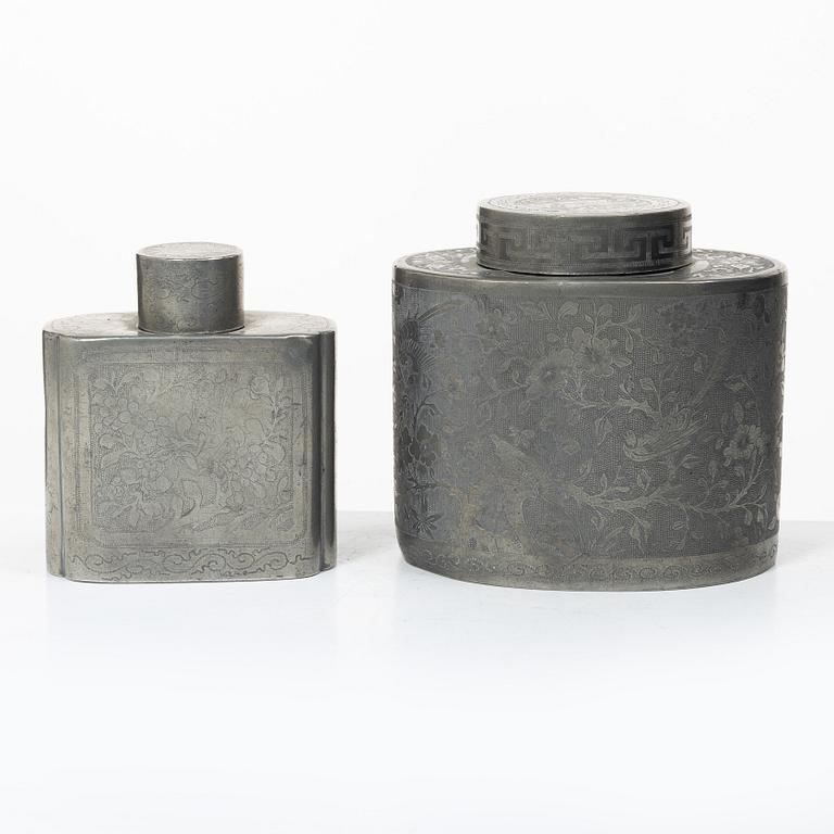 Tedosor, 2 st, tenn, Kina, 1800-tal.