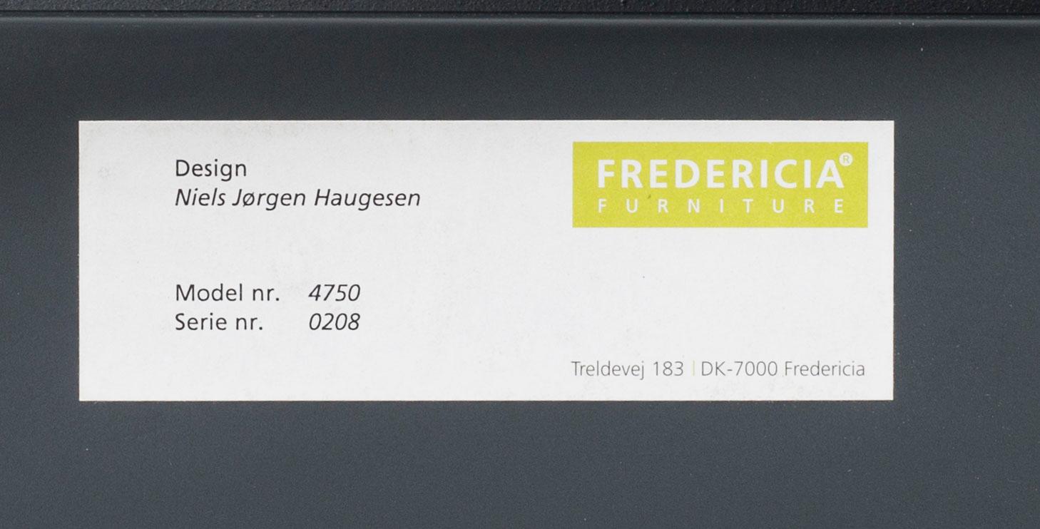 A Niels Haugesen dining table model nr 4750 Fredericia Furnitures Denmark alter part of the 20th century.