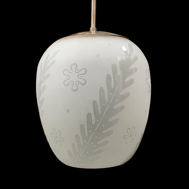 A Swedish Modern ceiling light, 1940's.