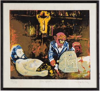 Lars Hillersberg · LARS HILLERSBERG, silk screen, signed and numbered 22/75