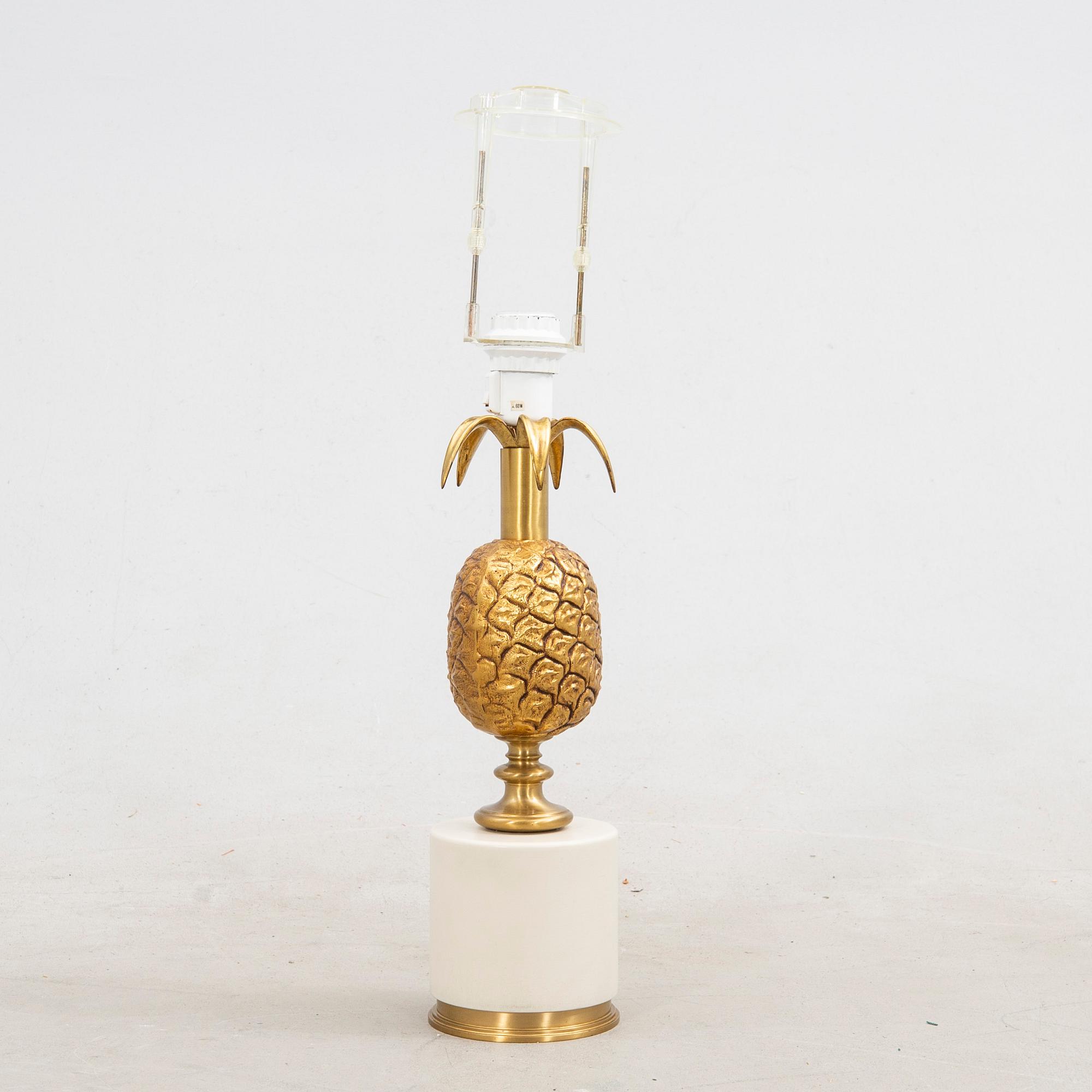 Bordslampa, 1900-talets senare del.