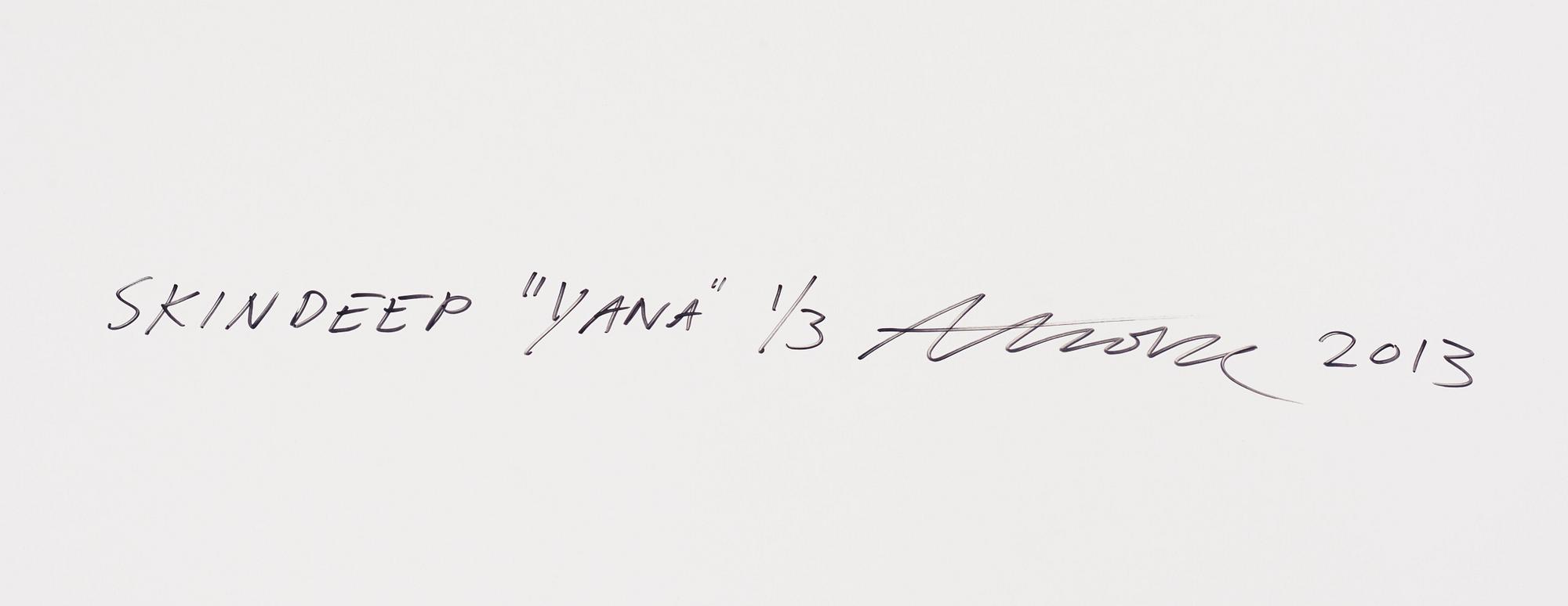ANDREAS KOCK, photograph, 2013, signed and numbered 1/3 on verso.