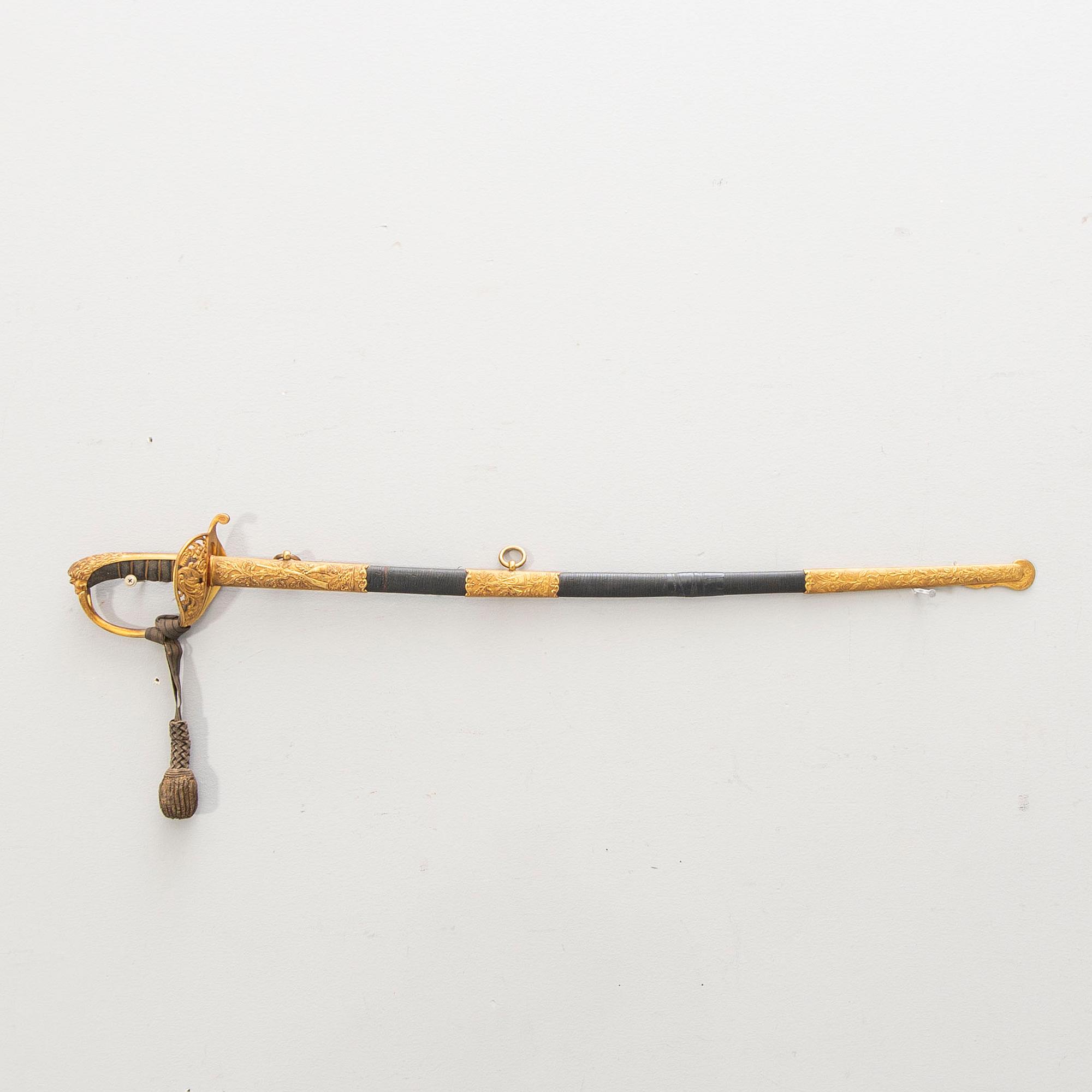 A late 19th century forester sabre.