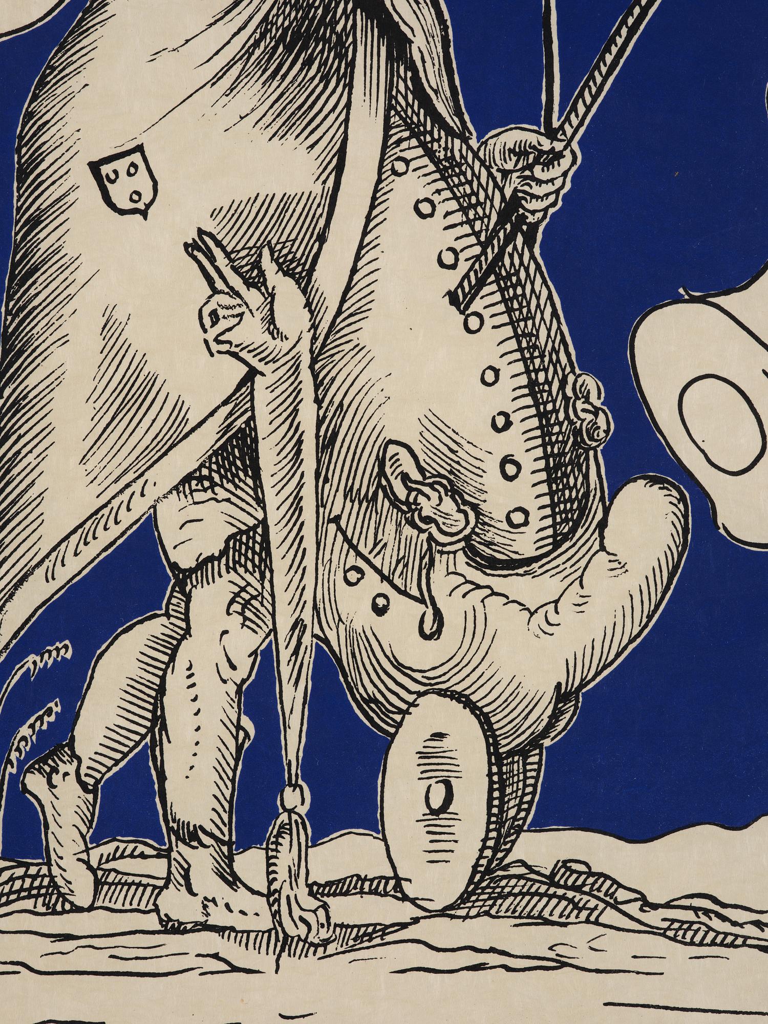 Salvador Dalí, ur serien "Les Songes Drolatiques de Pantagruel".