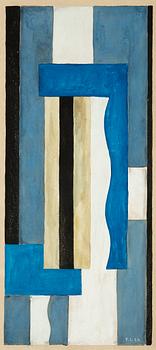 66. Fernand Léger, Composition abstraite (Projet de tapisserie).