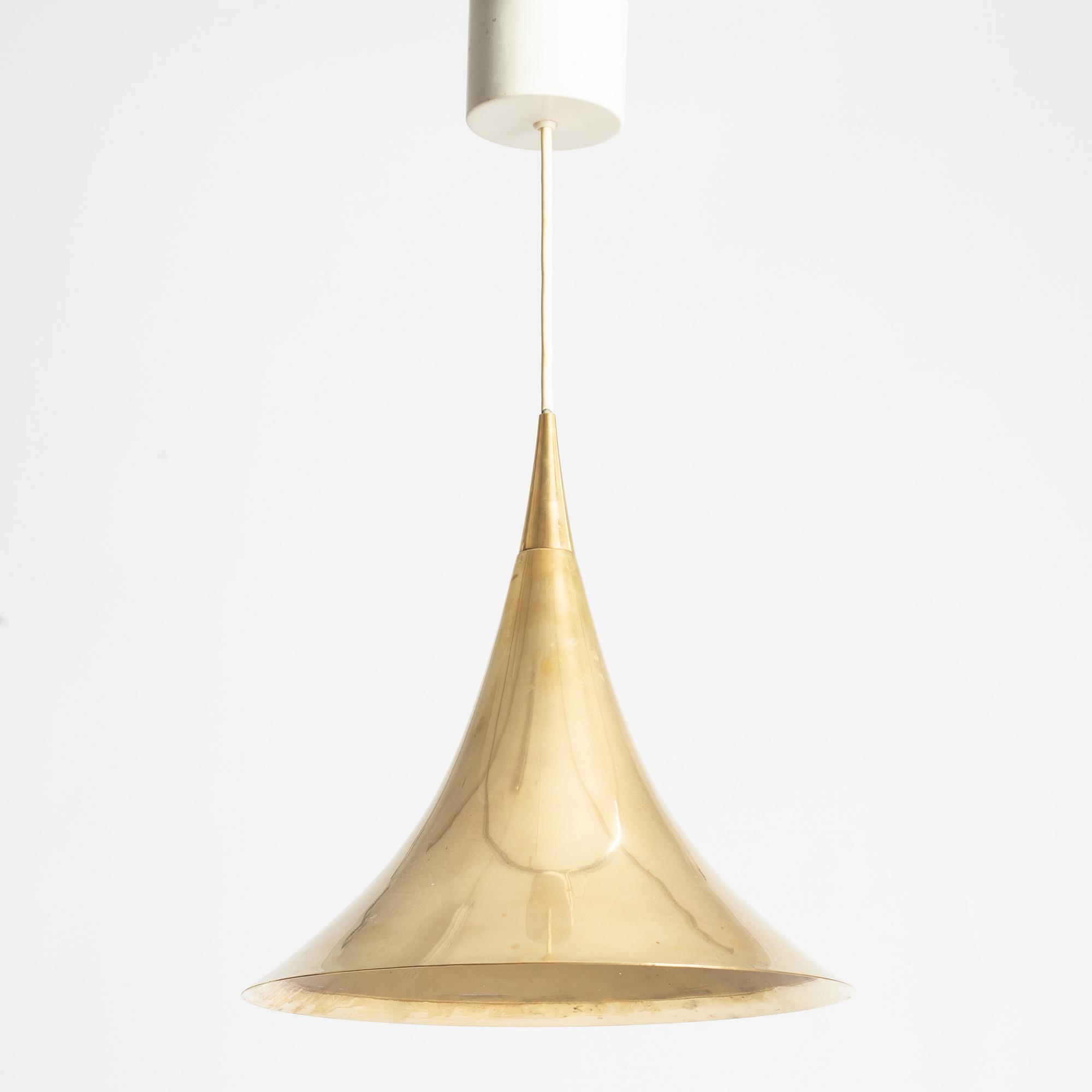 Uno Westerberg, taklampa, modell "12410", Arvid Böhlmarks Lampfabrik, 1960-tal.