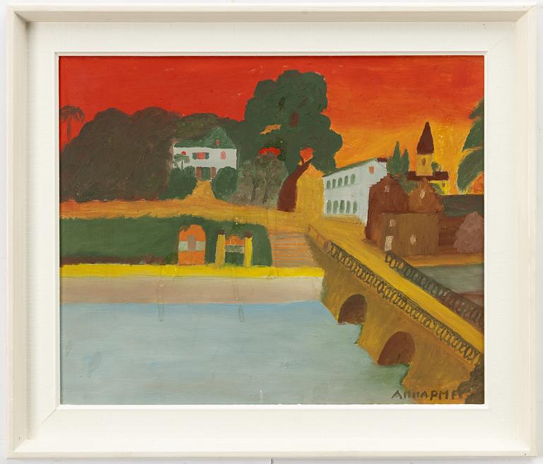 Primus Mortimer Pettersson, Bridge under a Red Sky.