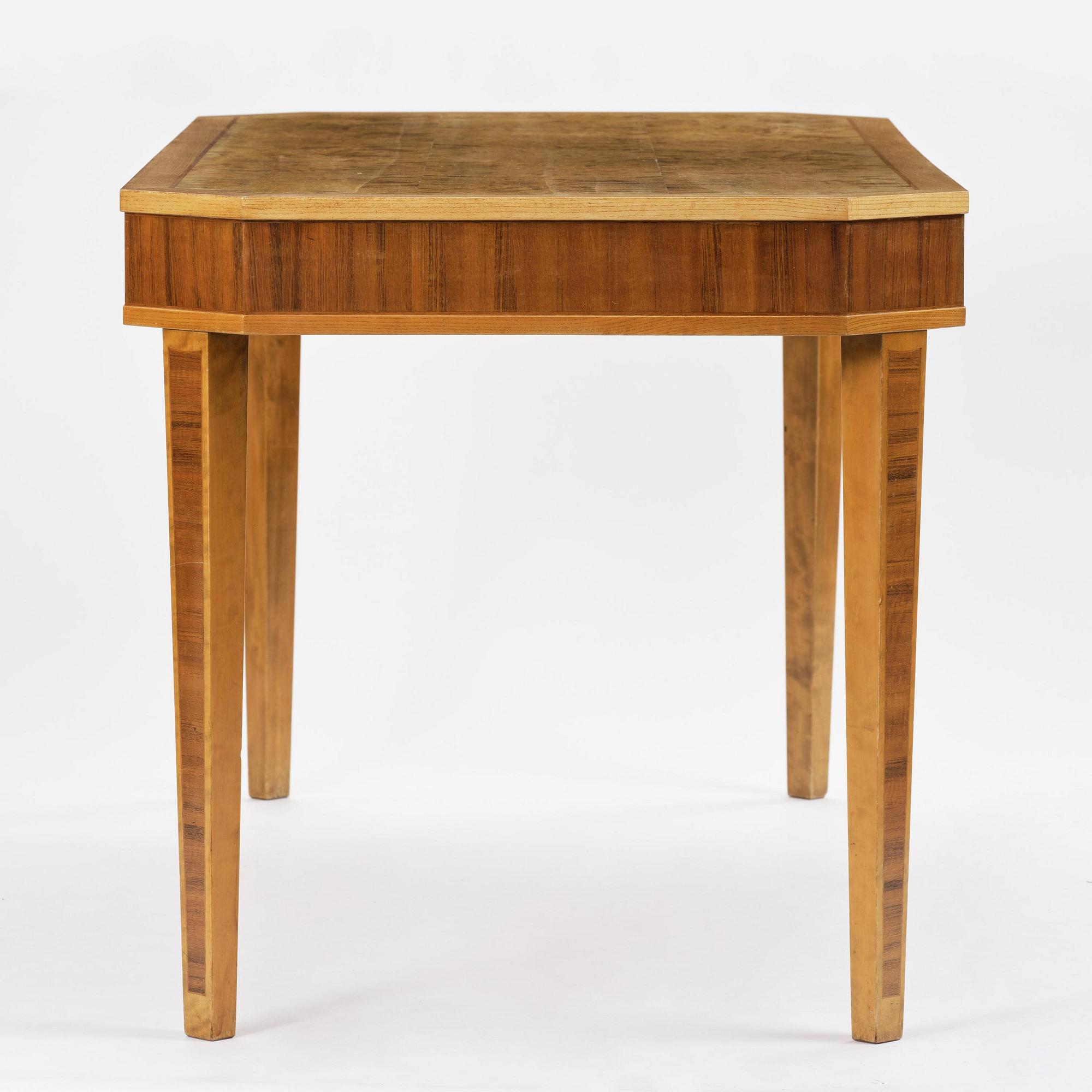 Carl Malmsten, a rare "Rosendal" desk, Nordiska Kompaniet, 1931.
