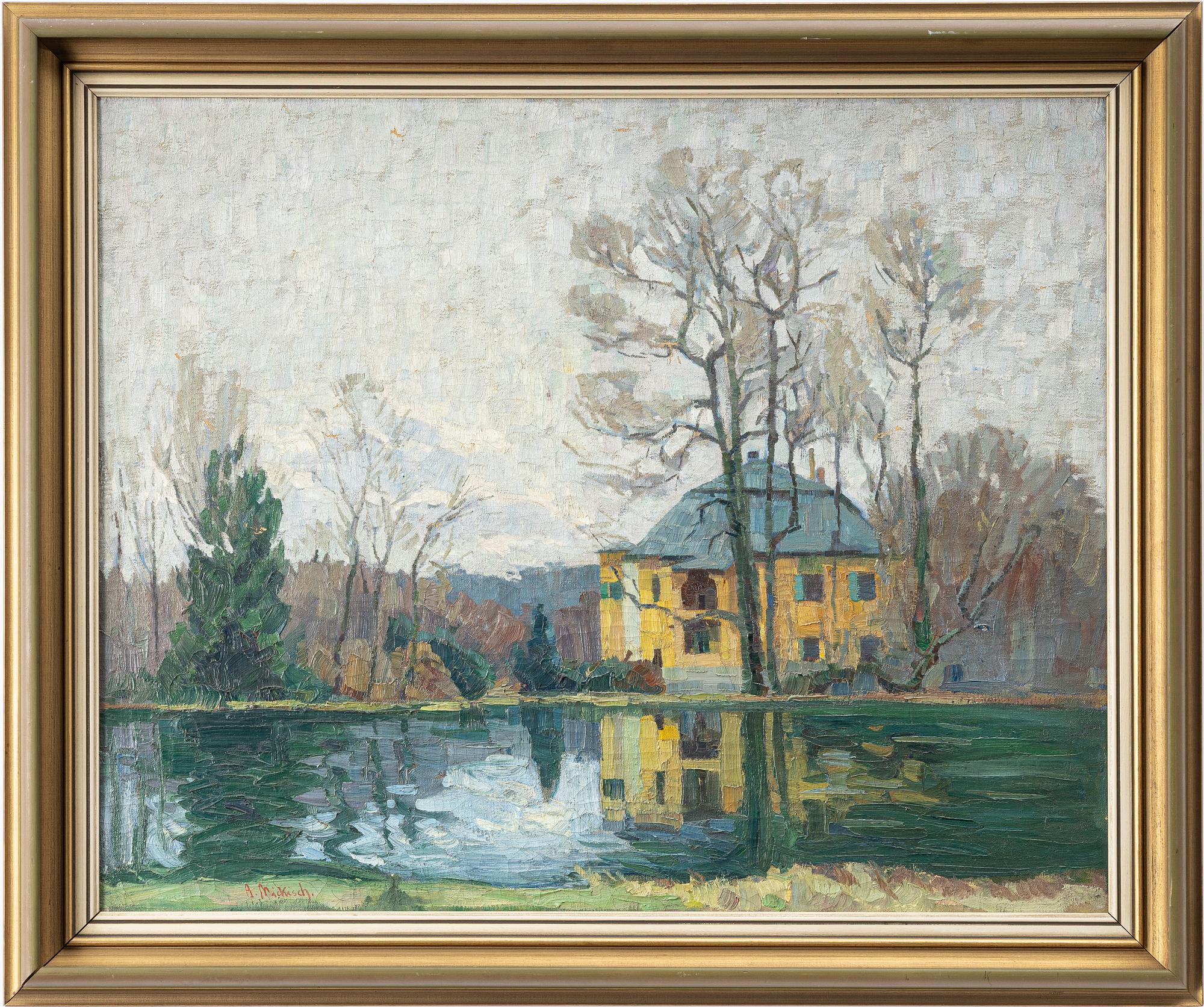 Alfred Nickisch, Main building by the lake.