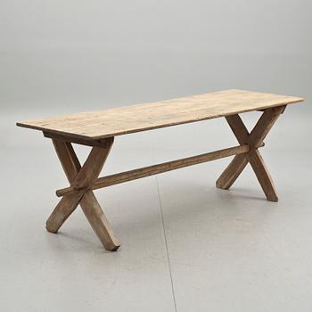 LÅNGBORD, allmoge, 1800-tal.