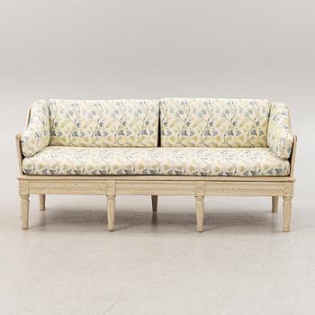 Trågsoffa, gustaviansk stil 1800-tal.