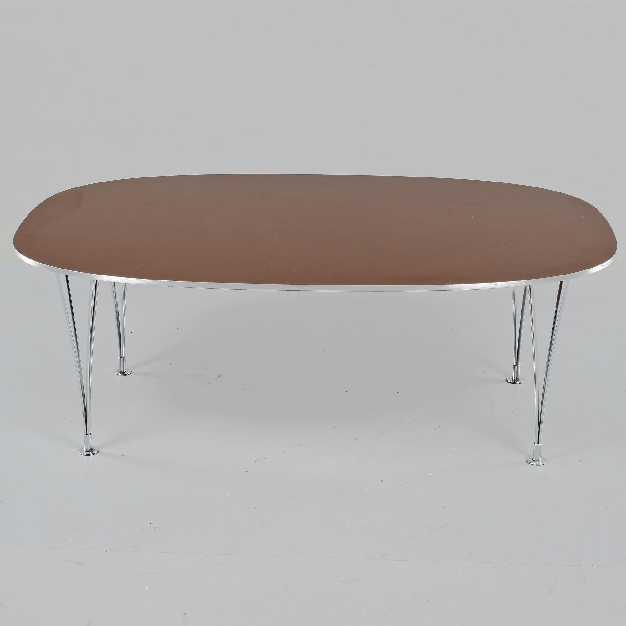 SOFFBORD, "Superelips", Bruno Mathsson och Piet Hein, 1900-talets andra hälft.