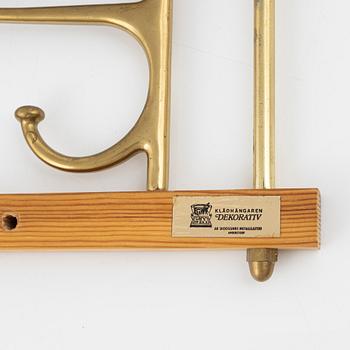 Klädhängare, "Dekorativ", Skogslunds Metallgjuteri, Anderstorp, 1950/60-tal.