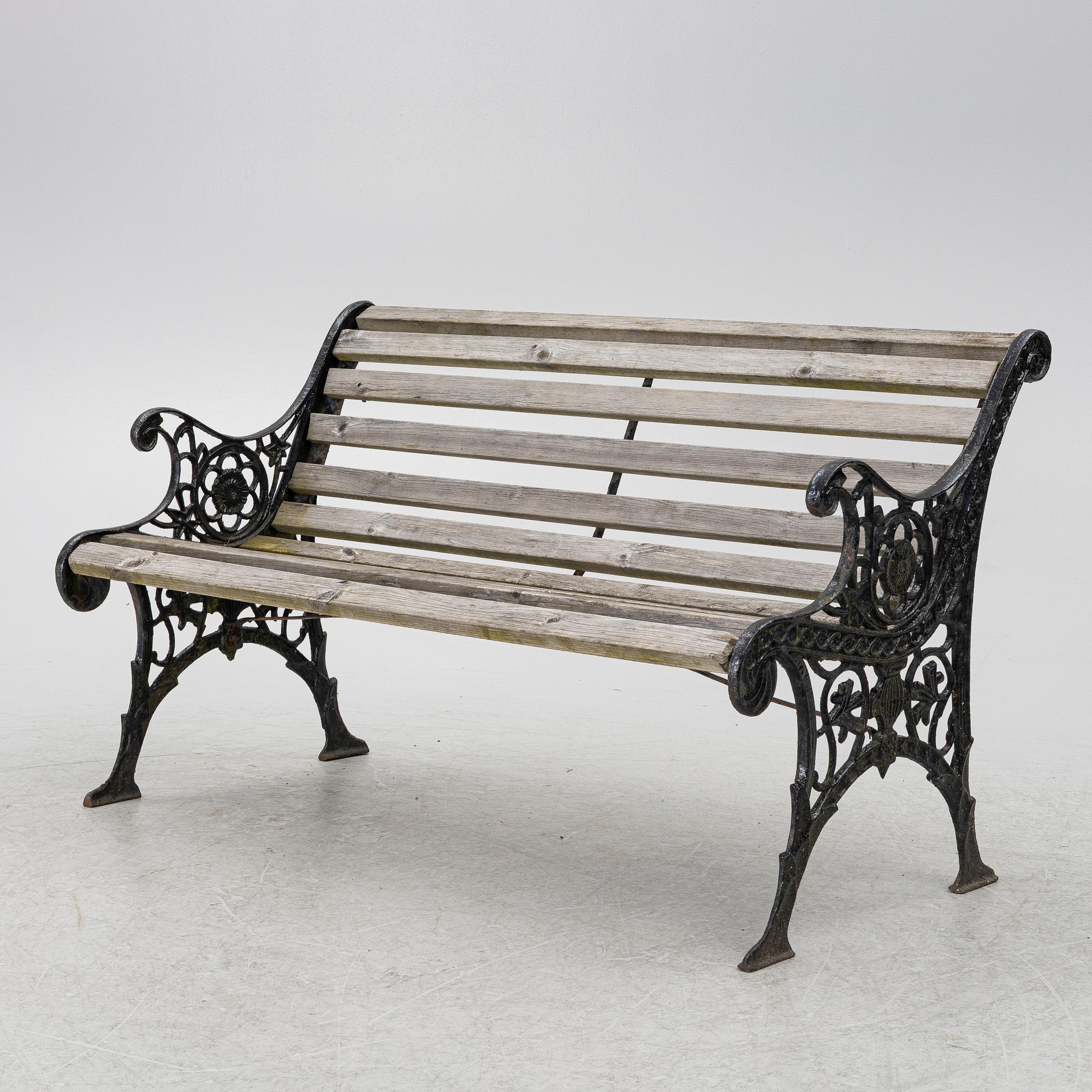 Trädgårdbänk, 1900-tal.