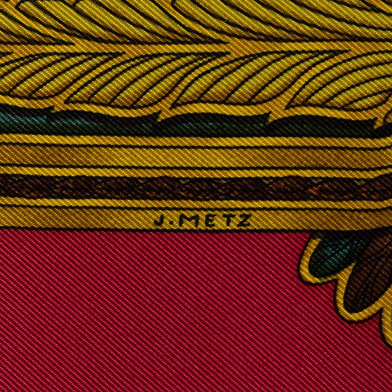 HERMÈS, scarf, 'Les Parures Du Vent'.