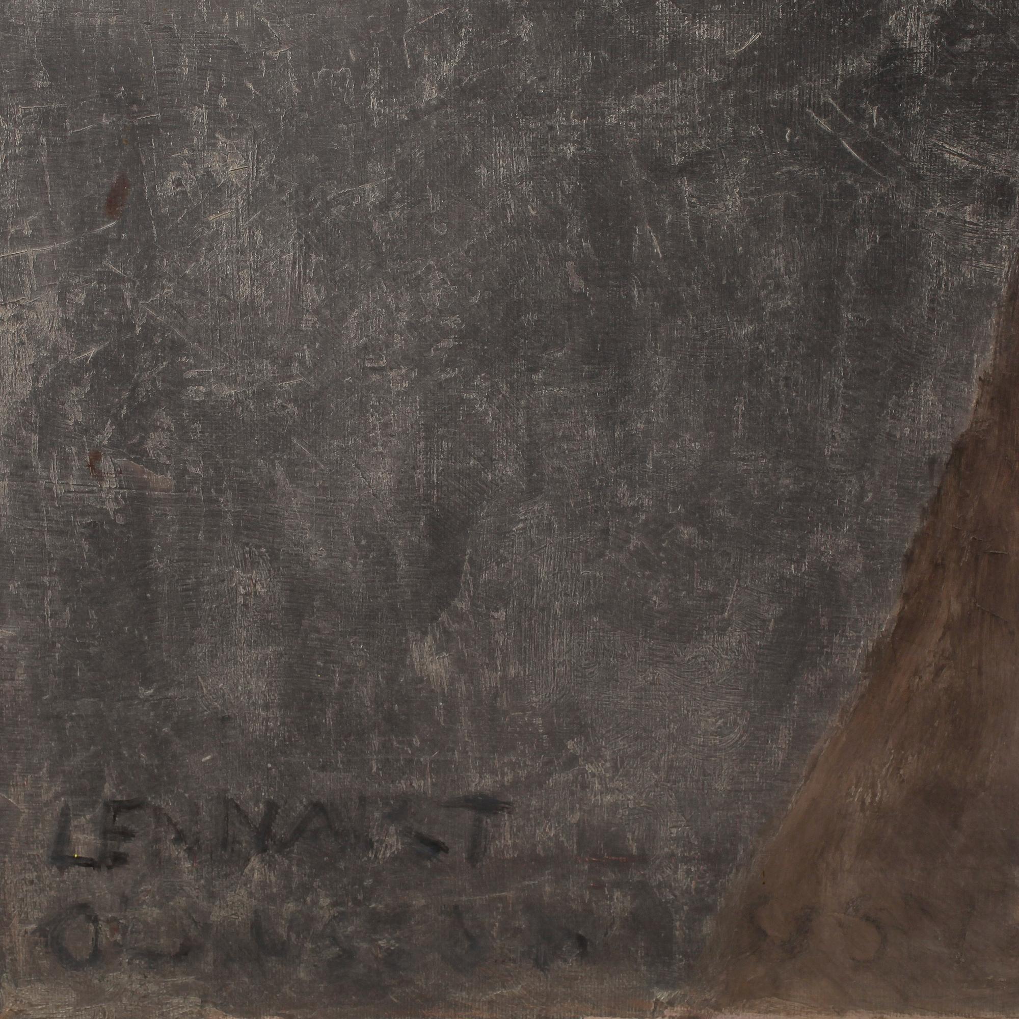 LENNART OLAUSSON, olja på duk, sign.