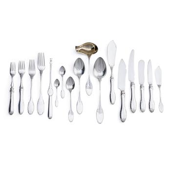 339. A silverware set, model 'F', 158 pieces, W.A. Bolin, Stockholm 1924-1969.