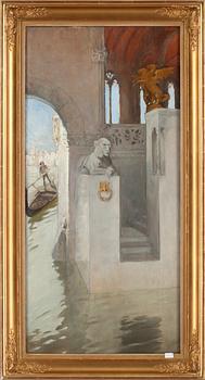 OSCAR ANDERSSON, olja på duk, sign.