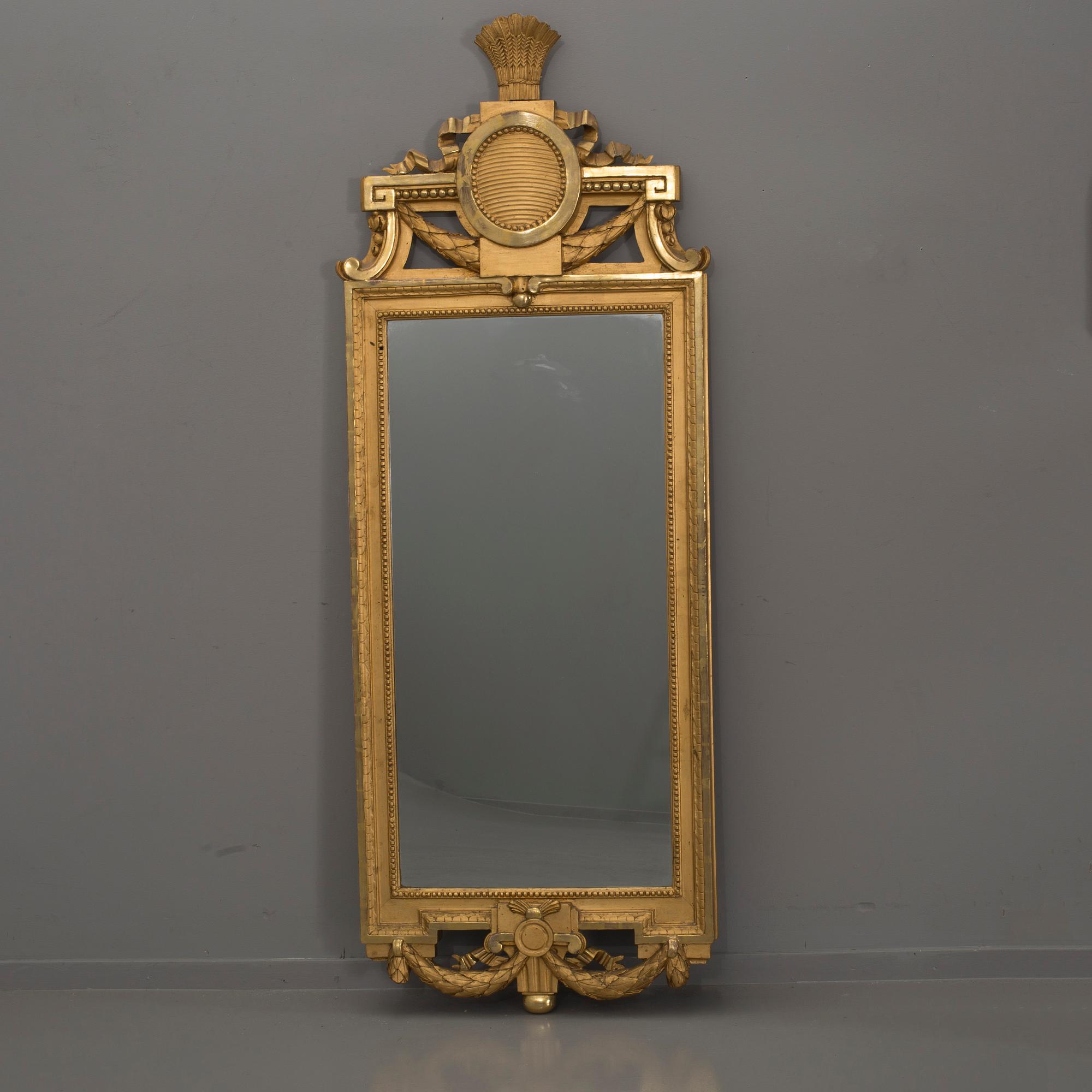 SPEGEL, av Johan Åkerblad (mästare i Stockholm 1758-1799), gustaviansk.