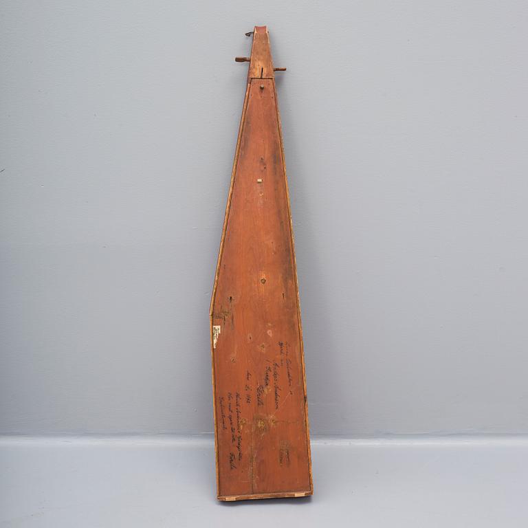 INSTRUMENT, psalmodikon, Färila, Hälsingland, 1860.