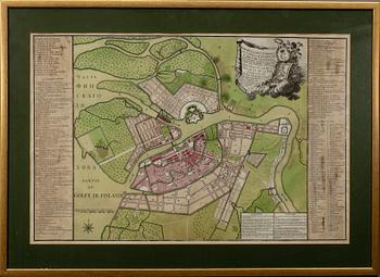KARTA, enligt C.M Roth, St. Petersburg 1776.