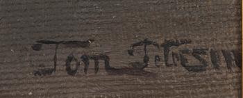 TOM PETERSEN, olja på duk, sign.