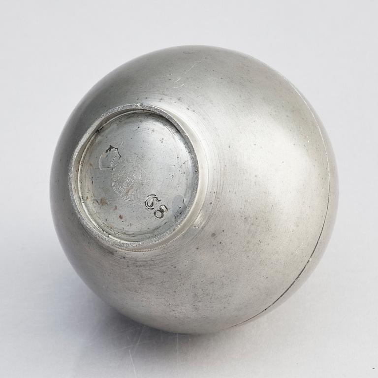 Estrid Ericson, a bonbon pewter dish, Svenskt Tenn, Stockholm 1929, model 999.