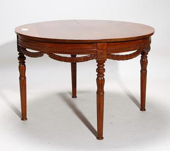 SALONGSGRUPP, 8 delar, sengustaviansk stil, Lindome omkring 1900.