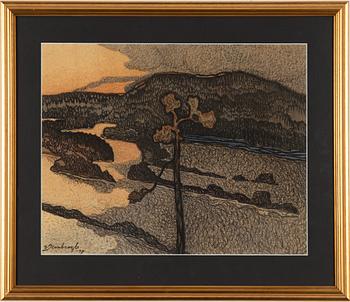 Victor Jernbergh, Twilight over the River.