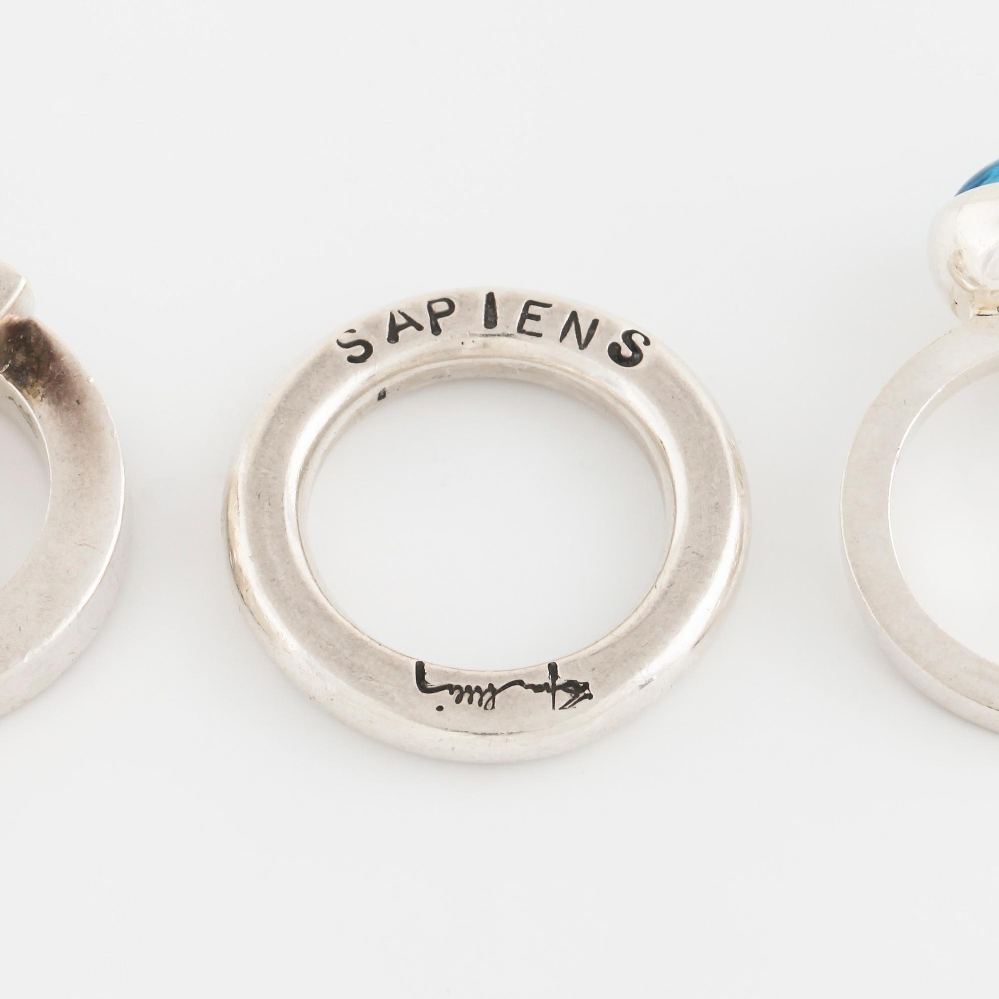 EFVA ATTLING, ringar, 3 st.