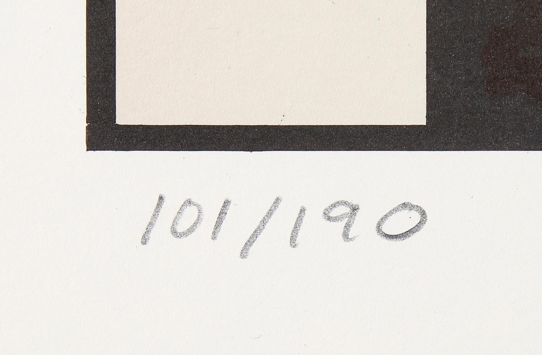 JAN STENMARK, a litograph in colours, signed and numbered 101/190.