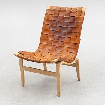 Bruno Mathsson, fåtölj, "Arbetsstolen", Firma Karl Mathsson, Värnamo 1968.
