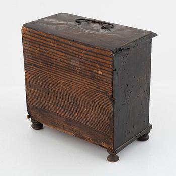 Miniatyrkabinettskåp, Sydtyskland, omkring år 1700, Barock.