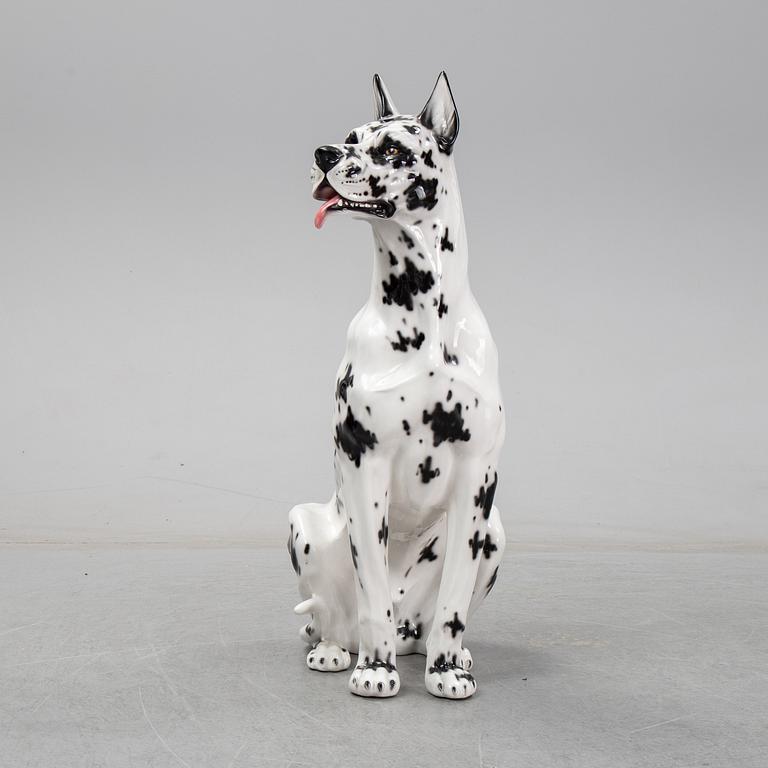 A dog sculpture, Italy, late 20th Century.