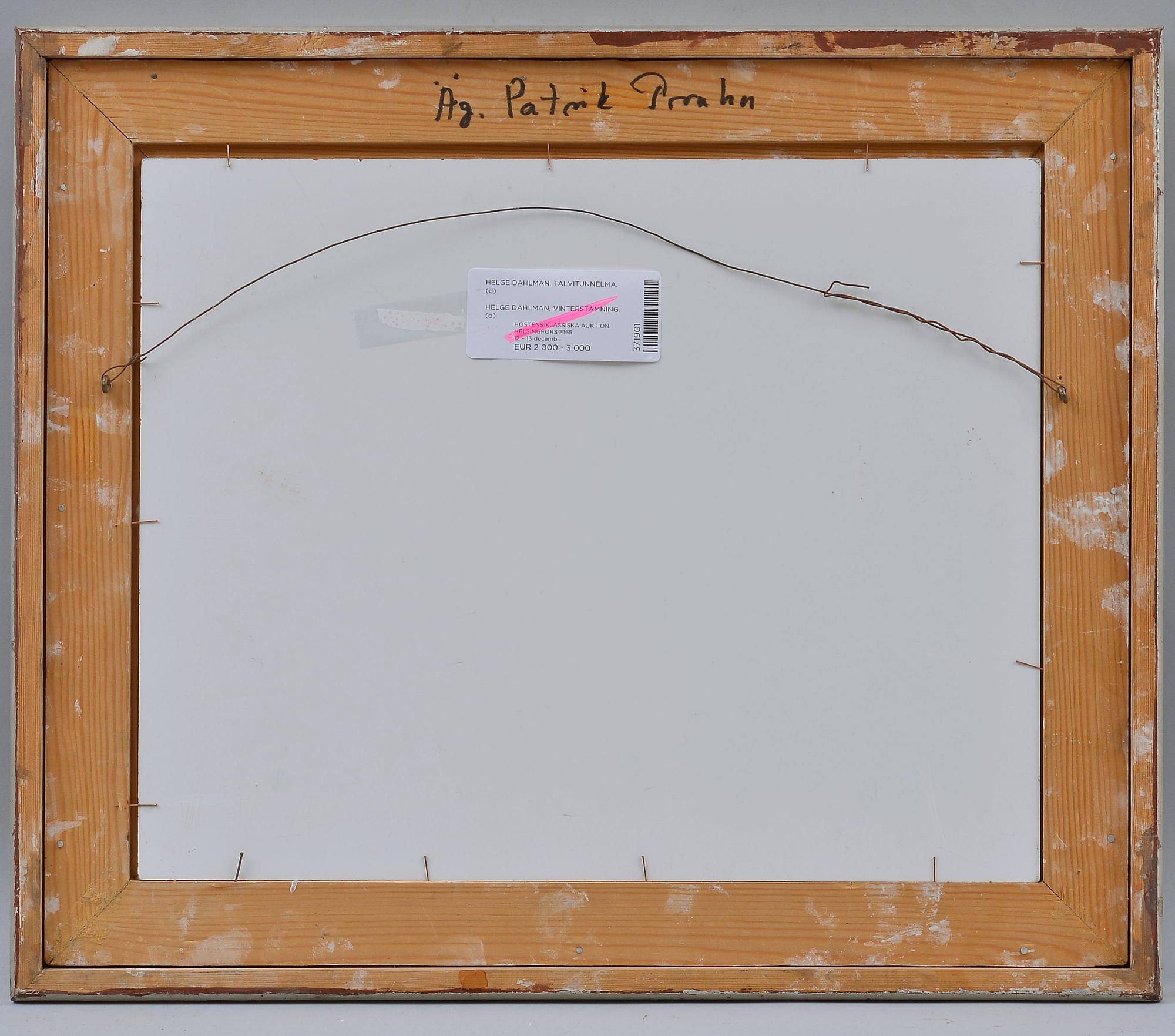 Helge Dahlman, WINTER MOOD.