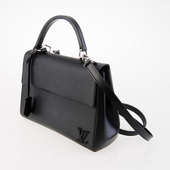 LOUIS VUITTON Black Epi Cluny BB Bag.