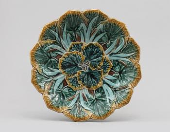 UPPSATSSKÅL, majolika, Gustafsberg, omkring år 1900.