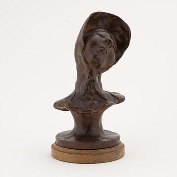 Unknown artist, 20th Century, sculpture, bronze, signed FQ.