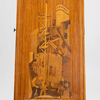 Golvur, möjligen Mjölby Intarsia. 1930-tal.