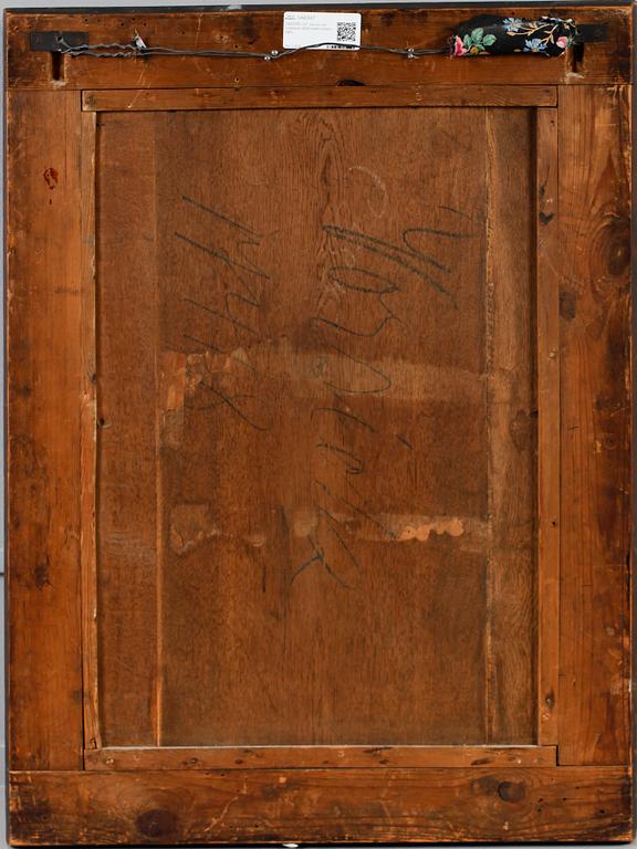 VÄGGRELIEF, skuren ek, Tyskland, 1800-talets andra hälft.