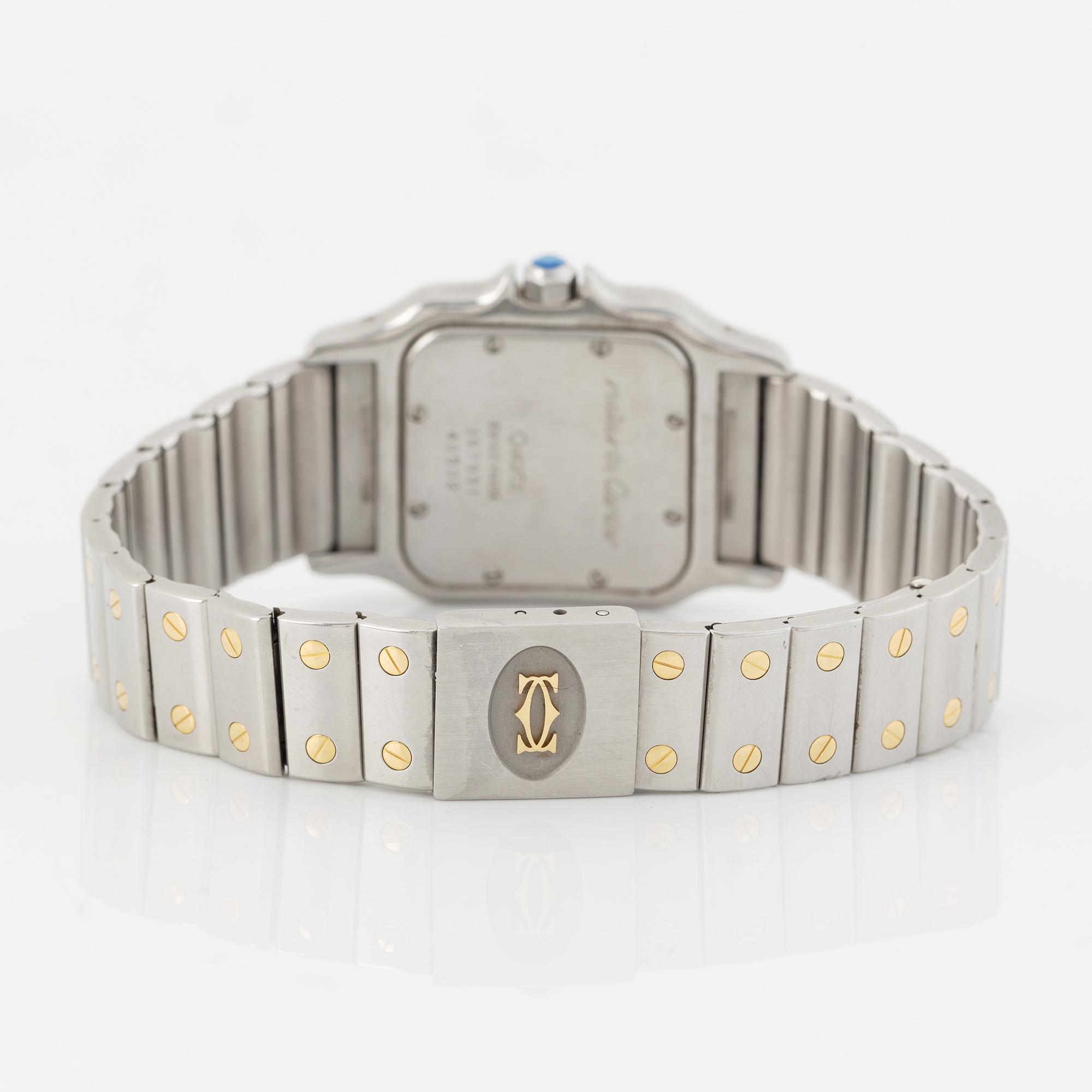 Cartier, Santos Galbée, wristwatch, 29 x 29 (41) mm.