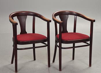 KARMSTOLAR, ett par, Thonet, 1900-tal.