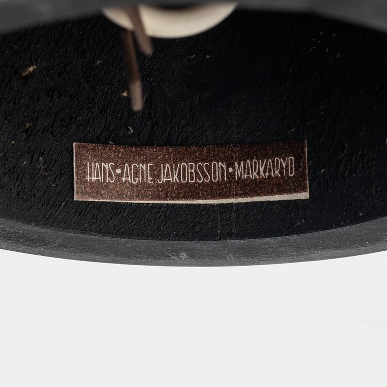 Hans-Agne Jakobsson, three table lamps,  Hans-Agne Jakobsson AB, Markaryd, Sweden, 1950s.