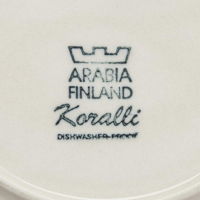Ulla Procopé, a 24-piece 'Koralli' coffee set, Arabia, Finland 1983-1987.