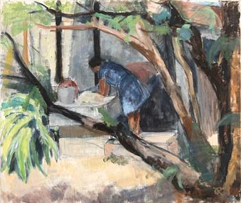 Ingrid Rudbeck-Zuhr, "Big Wash in the Garden".