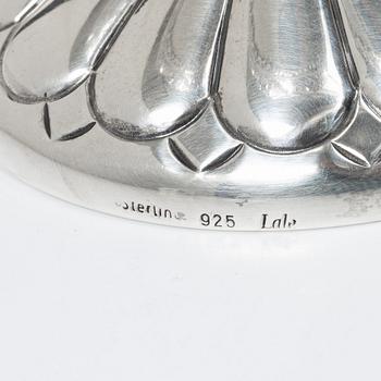 Lale Silverware & Co Ltd, a pair sterling silver lidded urns, Istanbul, Turkey 20th century.