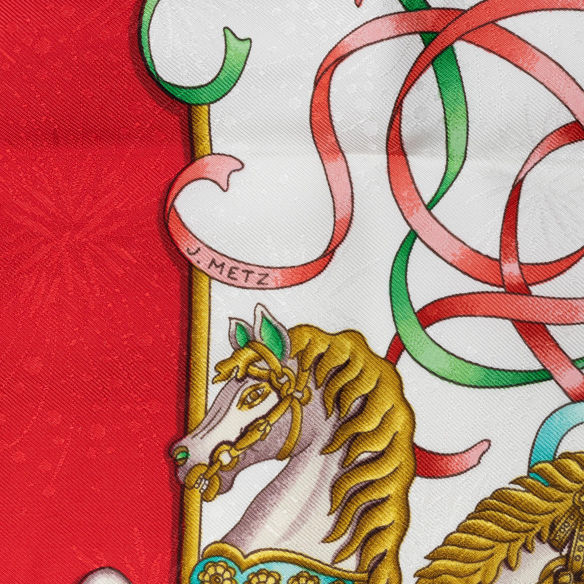 Hermès, scarf, "Luna Park".