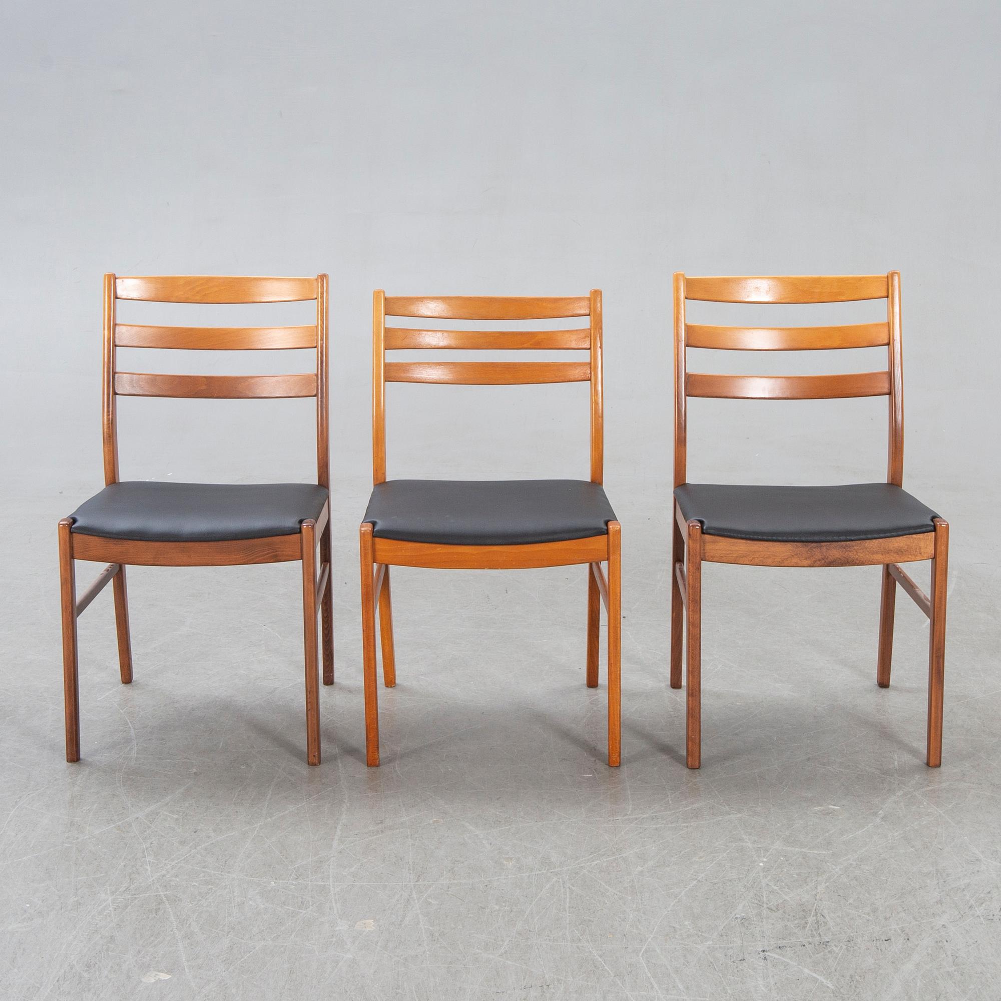 Stolar, 4 plus 2 st, Sverige, 1960-tal.