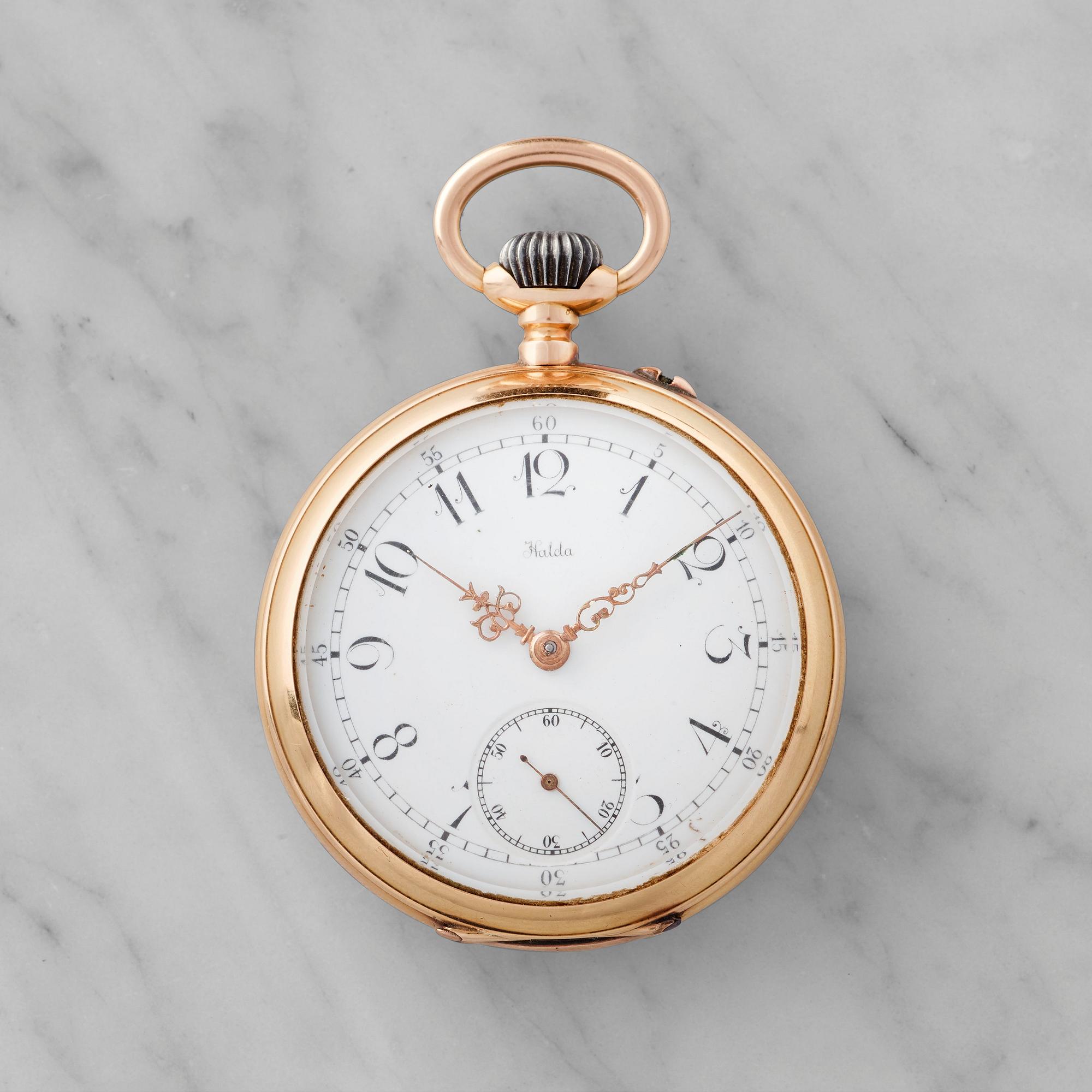 HALDA WATCH FACTORY, pocket watch, 49,5 mm,